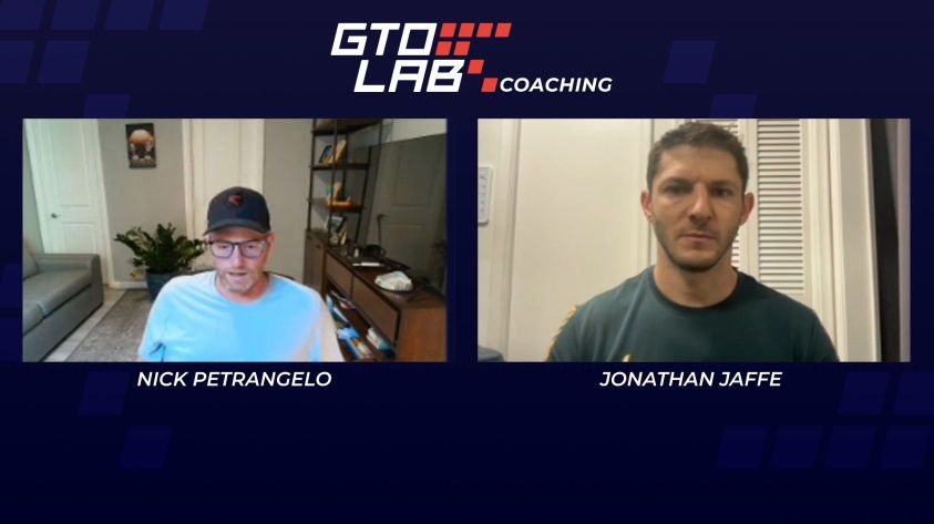 Nick Petrangelo and Jonathan Jaffe discuss multiway poker strategy during a GTO LAB coaching session.