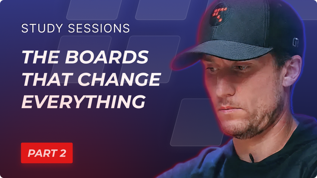 Daniel Dvoress in GTO LAB coaching video “Study Sessions: Interpreting Flop Reports Through Bet Volume”